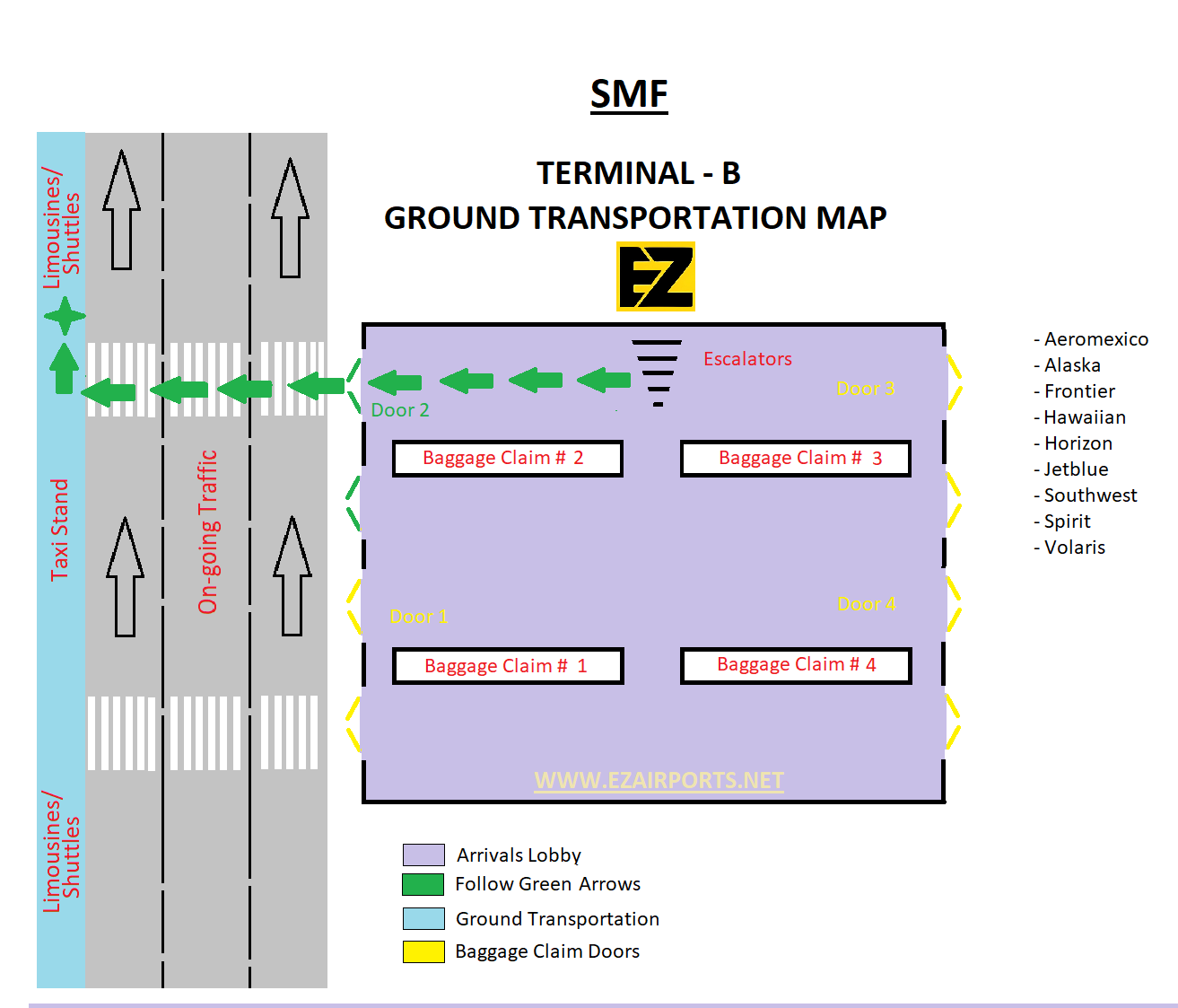 SMF TERMINAL B – EZAIRPORTS